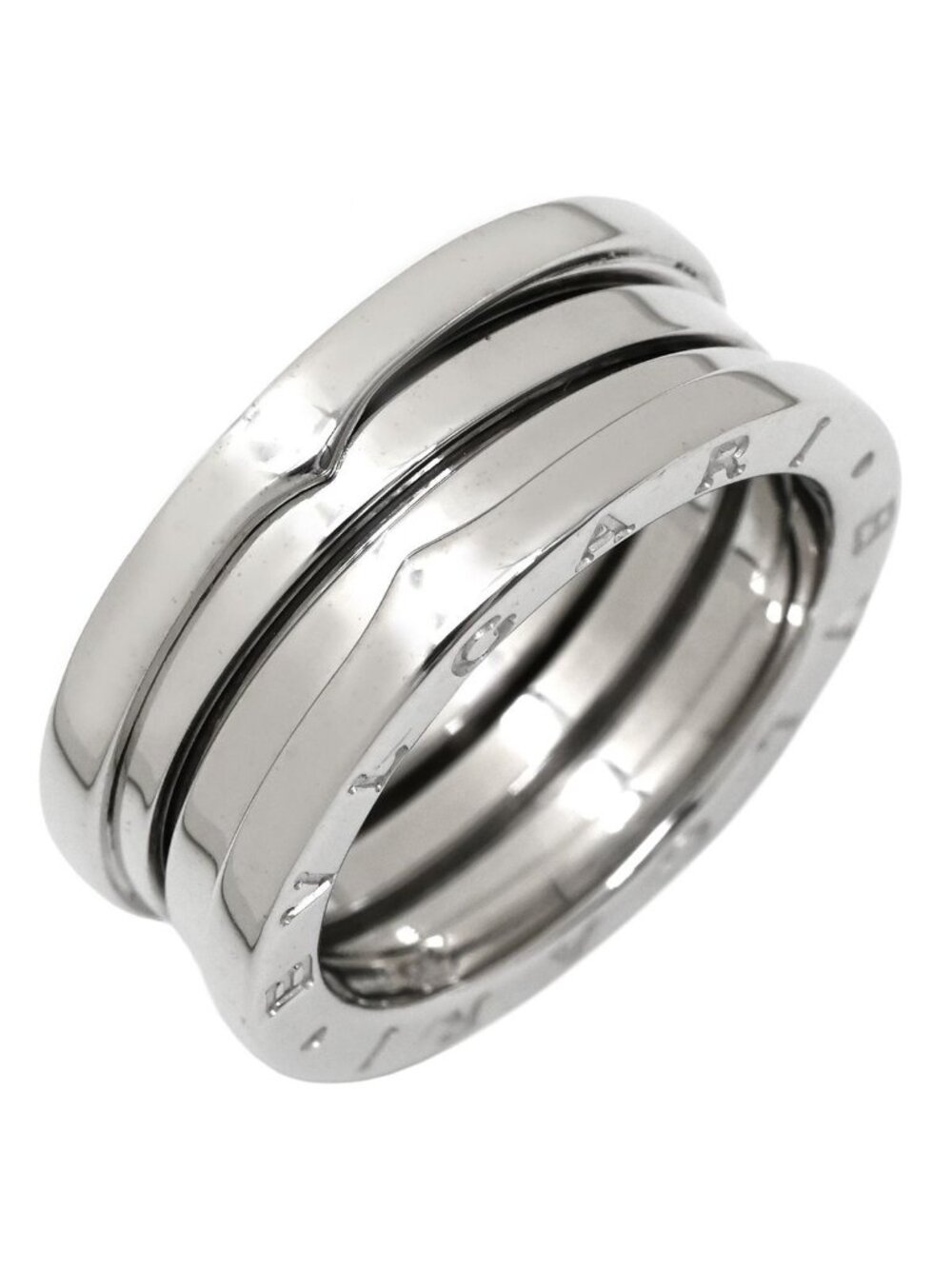 Bvlgari Ring B.zero1 Band White Gold 58 18k